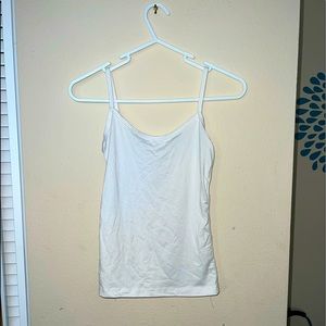 small plain white tank top